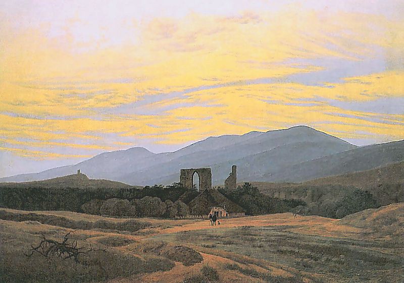 Caspar David Friedrich Klosterruine Eldena und Riesengebirge